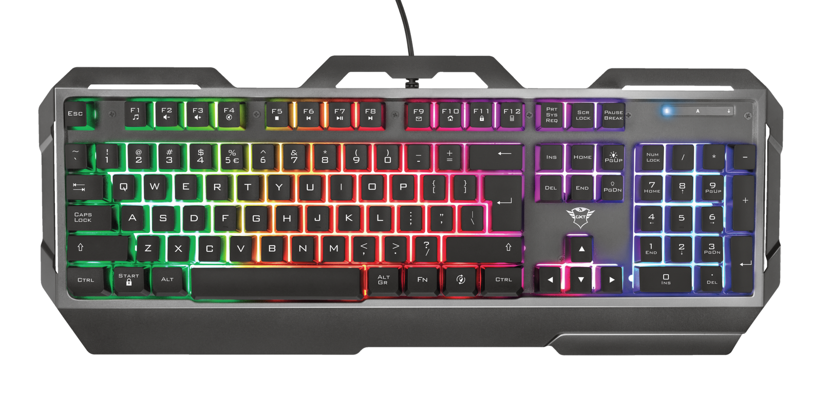 GXT 856 Torac Illuminated Gaming Keyboard-Top
