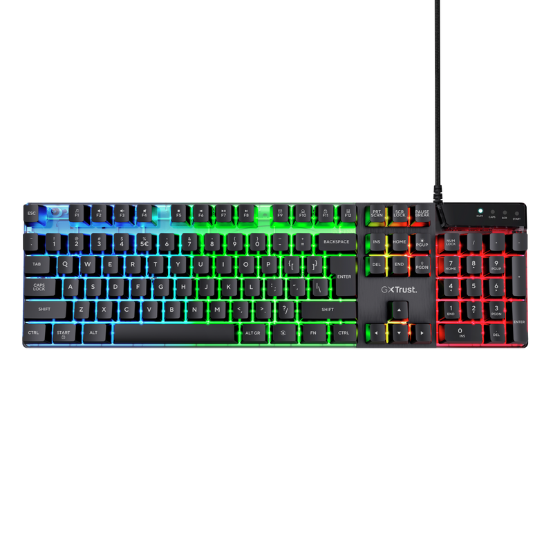 GXT 835 Azor Illuminated Gaming Keyboard-Top
