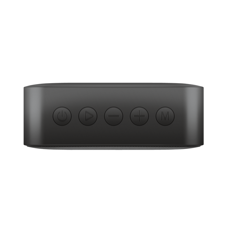 Zowy Compact Bluetooth Wireless Speaker - black-Top