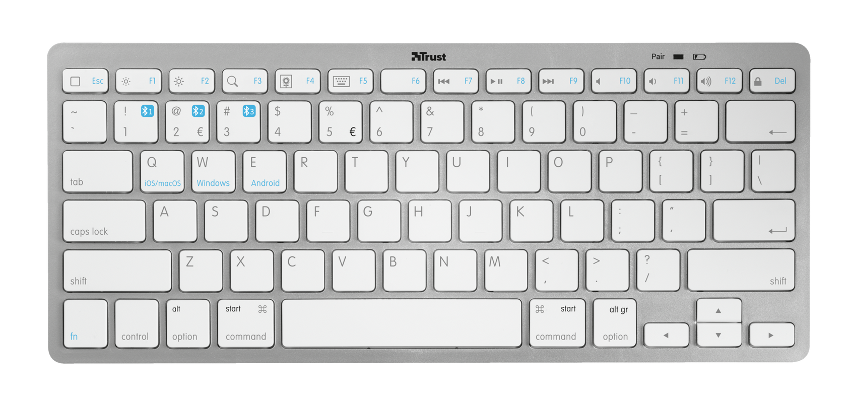 Nado Bluetooth Wireless Keyboard-Top