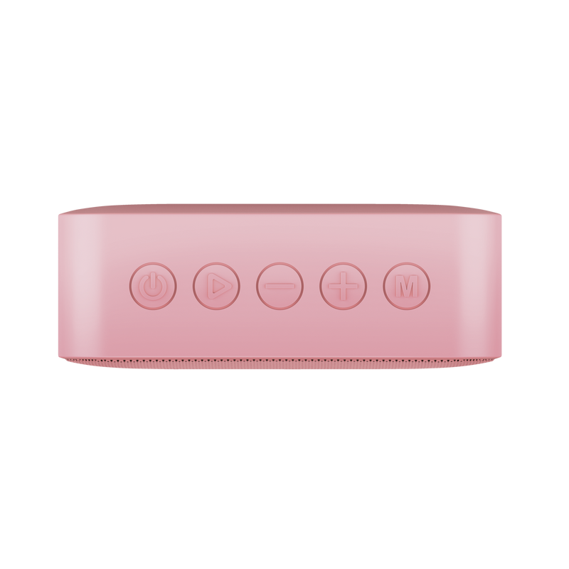 Zowy Compact Bluetooth Wireless Speaker - pink-Top