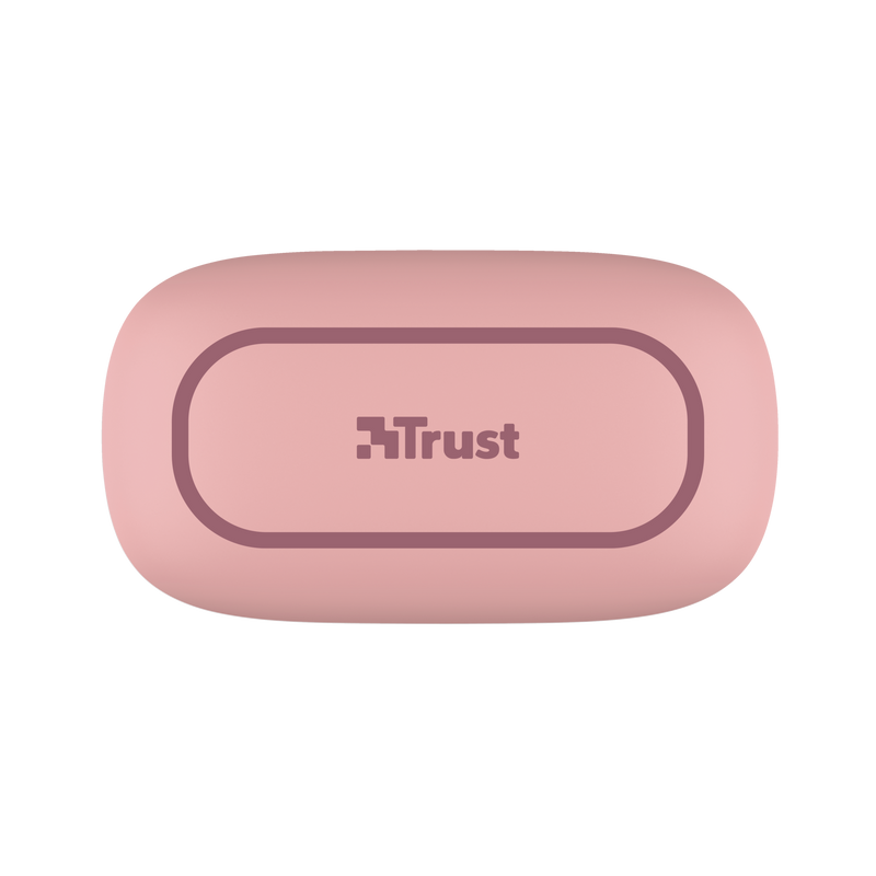 Nika Compact Bluetooth Wireless Earphones - pink-Top