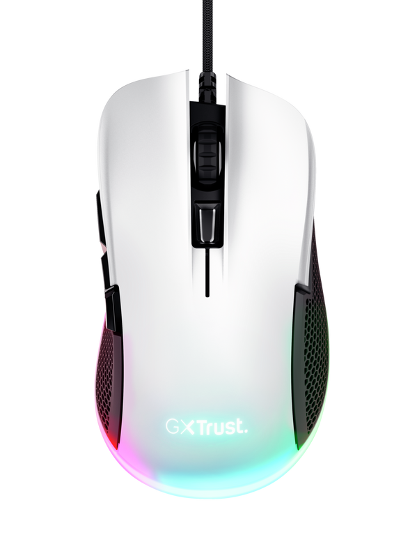 GXT 922W YBAR Gaming Mouse - white-Top