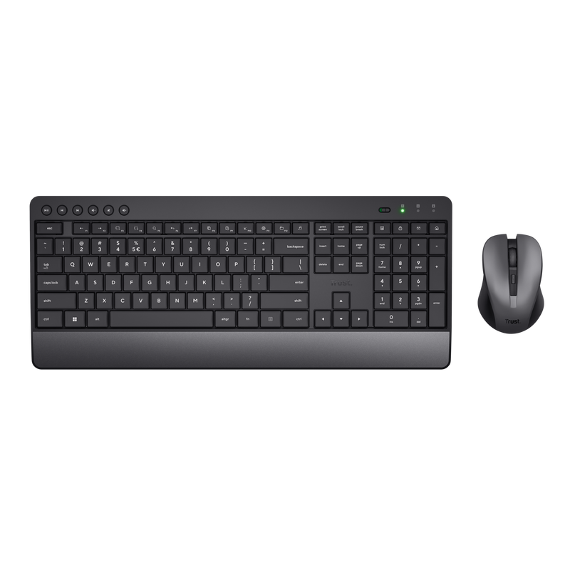 Trezo Comfort Wireless Keyboard & Mouse Set-Top