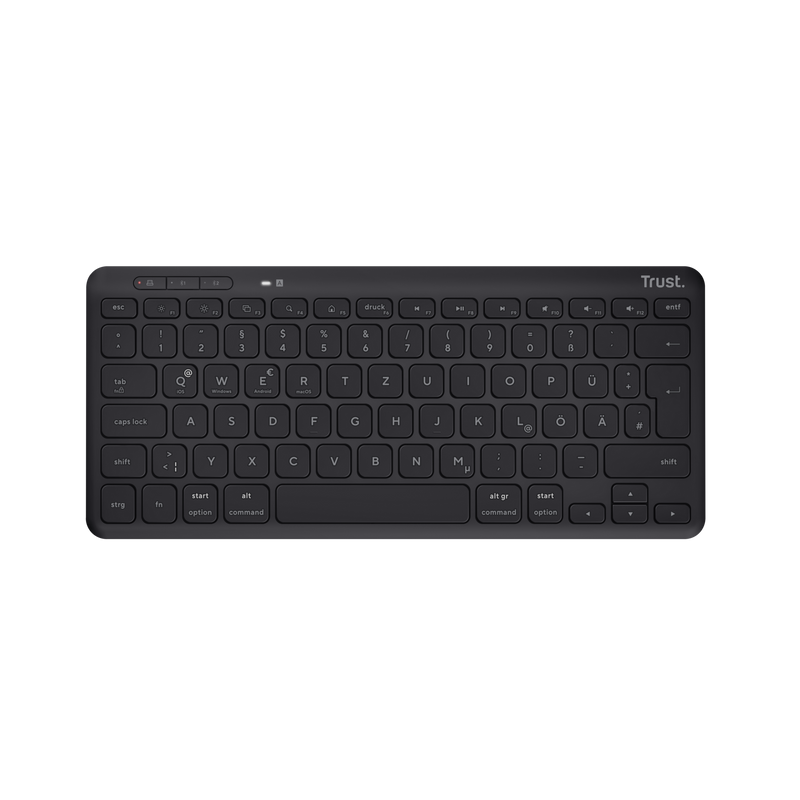 Lyra Compact Wireless Keyboard DE-Top