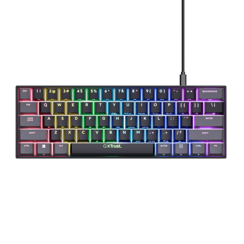 GXT 867 Acira 60 Mini Gaming Keyboard-Top