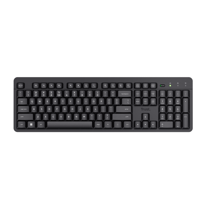 Ody II Silent Wireless Keyboard  -  Black-Top