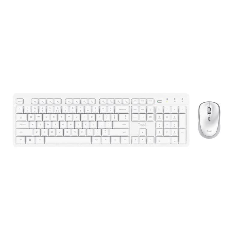 Ody II Wireless Keyboard & Mouse Set - White-Top