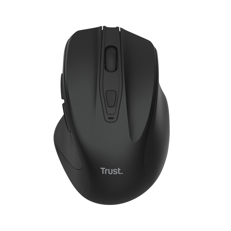 Nito Silent Wireless Mouse - Black-Top