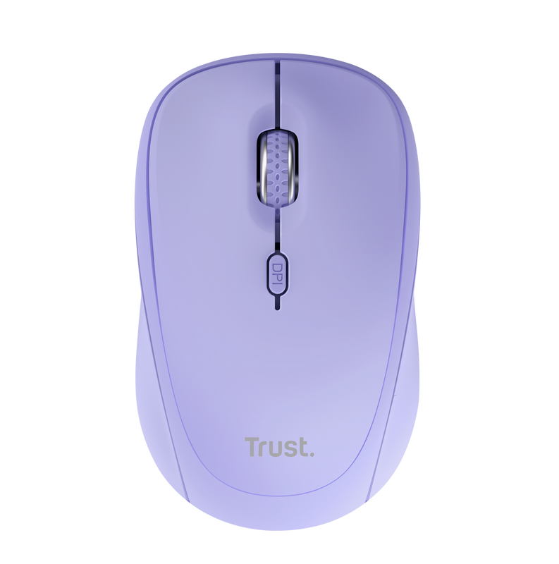 Yvi+ Multi Device Wireless Mouse Purple-Top