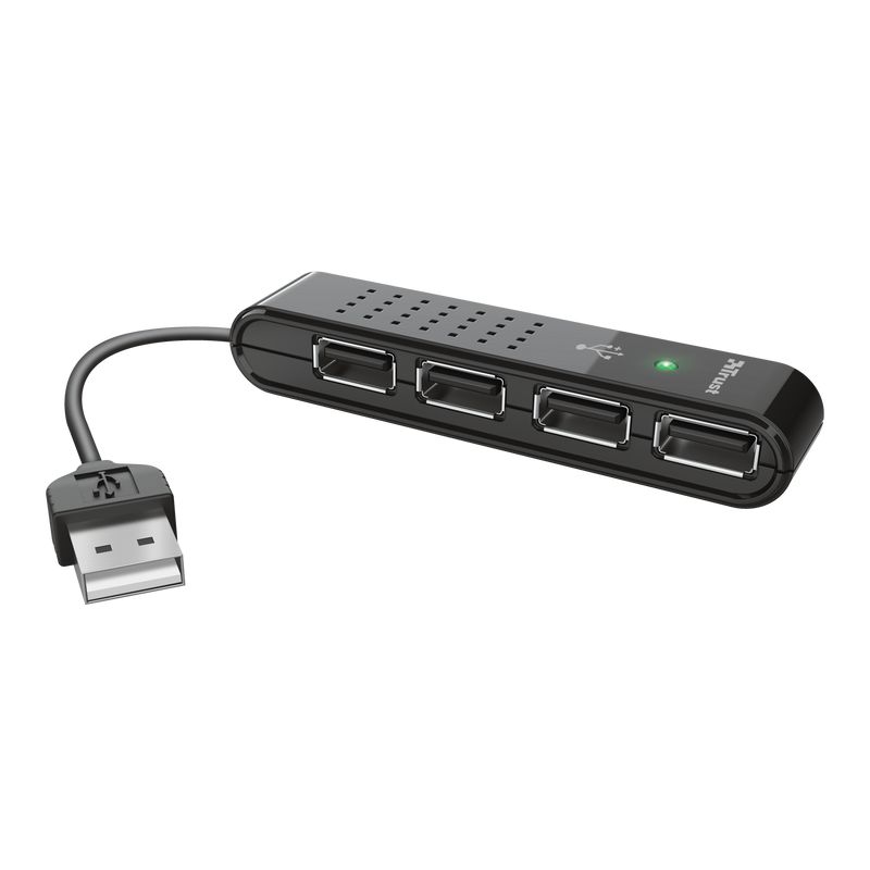 Vecco Mini 4 Port USB 2.0 Hub-Visual