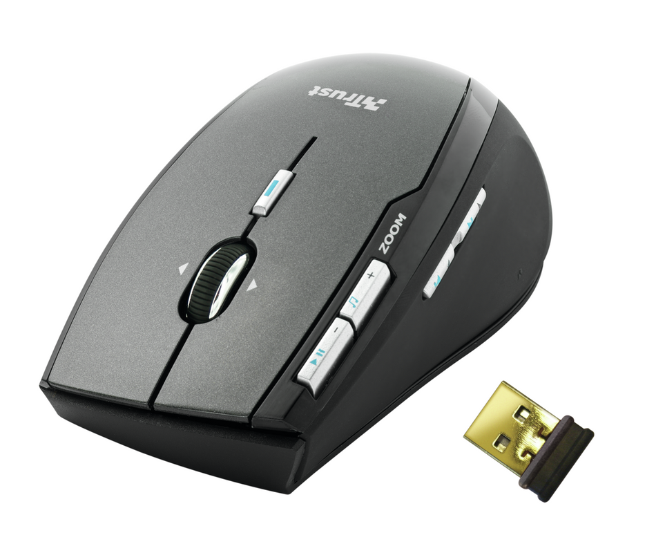 Wireless Laser MediaPlayer Mouse MI-7700R-Visual