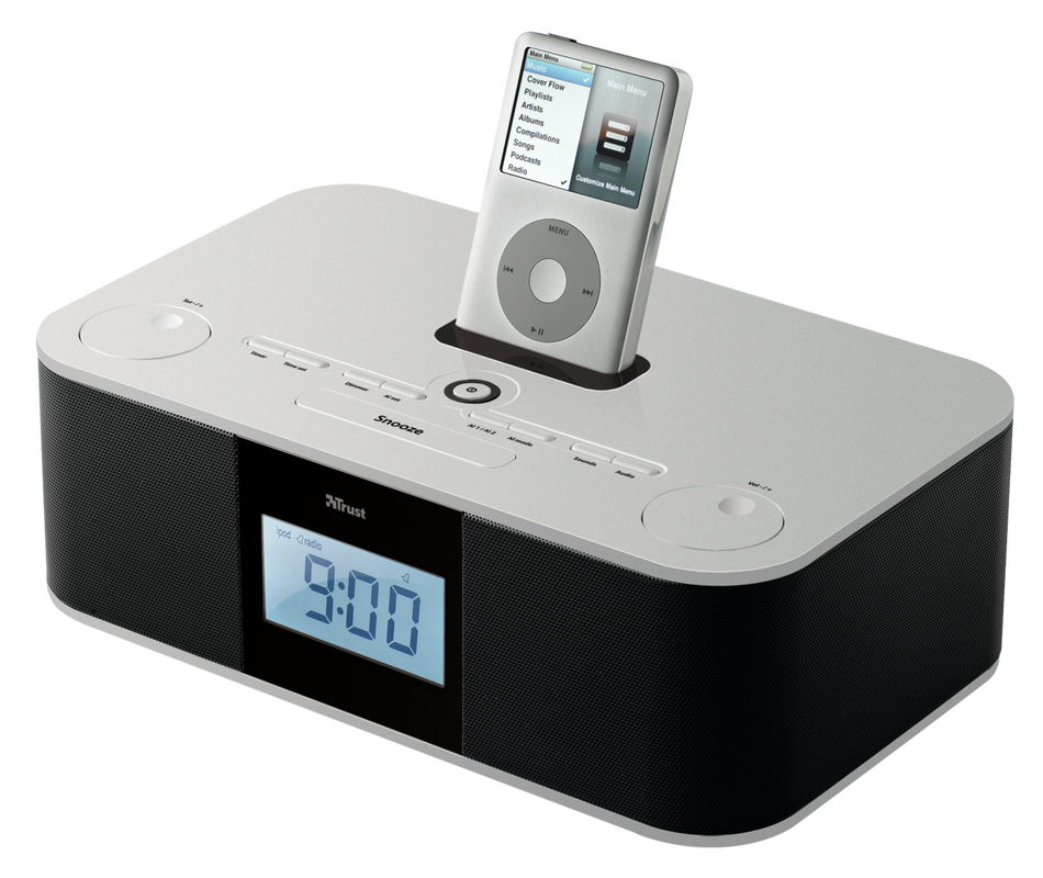 Alarm Clock Radio for iPod SP-2991Si-Visual