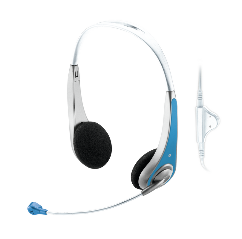 InSonic Chat Headset - Blue-Visual