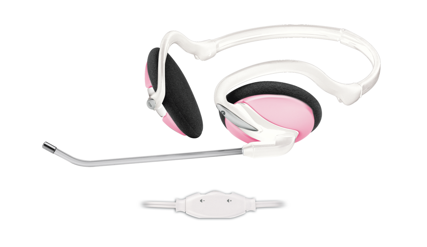 InTouch Travel Headset - Pink-Visual