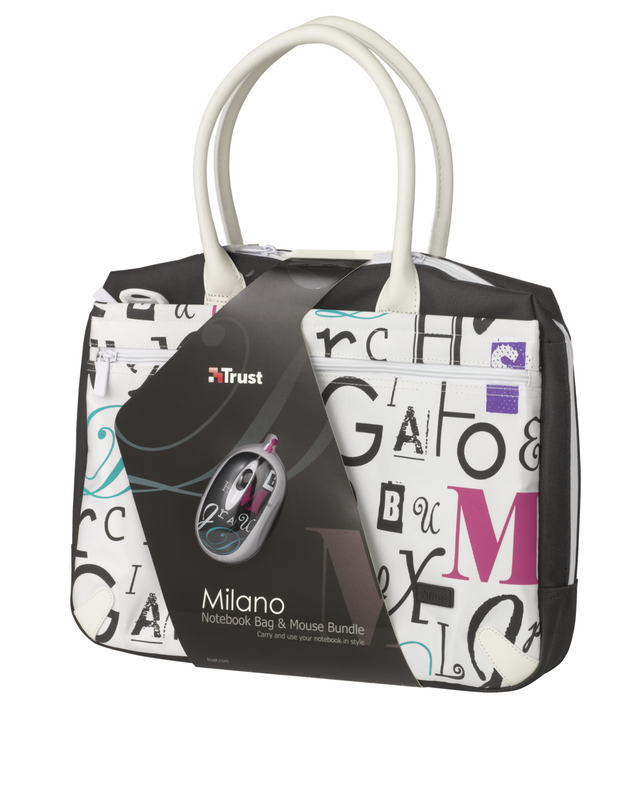 Milano 15.4" Notebook Bag & Mouse Bundle-Visual
