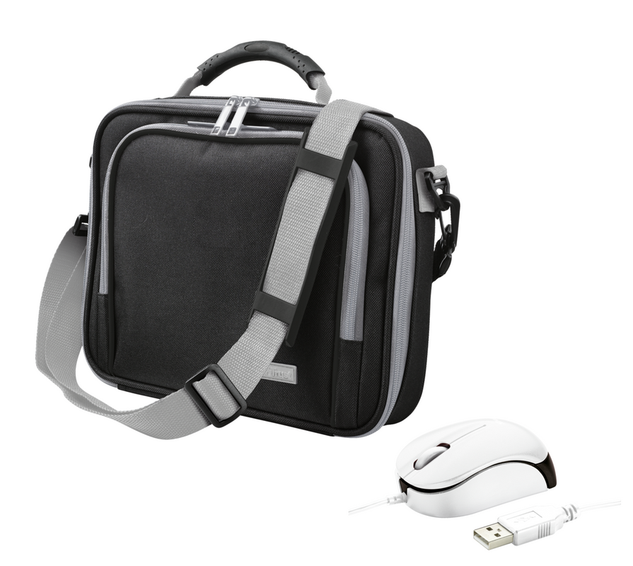 10" Netbook Bag with mouse - black-Visual