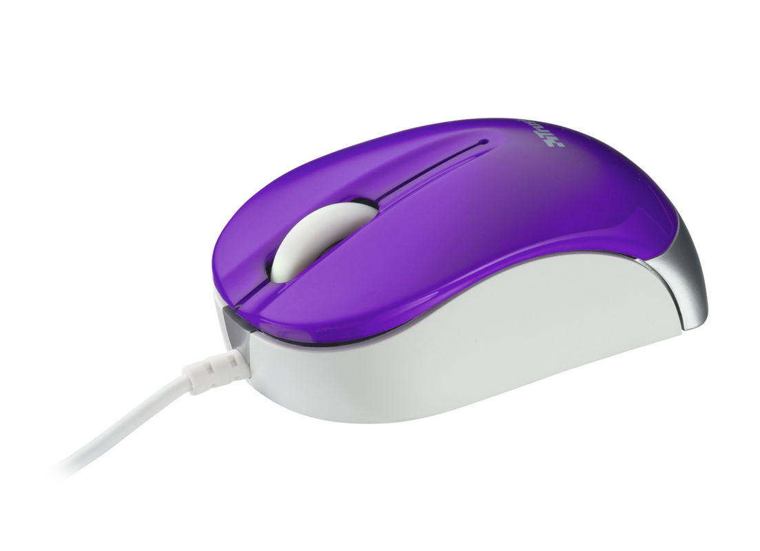 Nanou Retractable Micro Mouse - purple-Visual