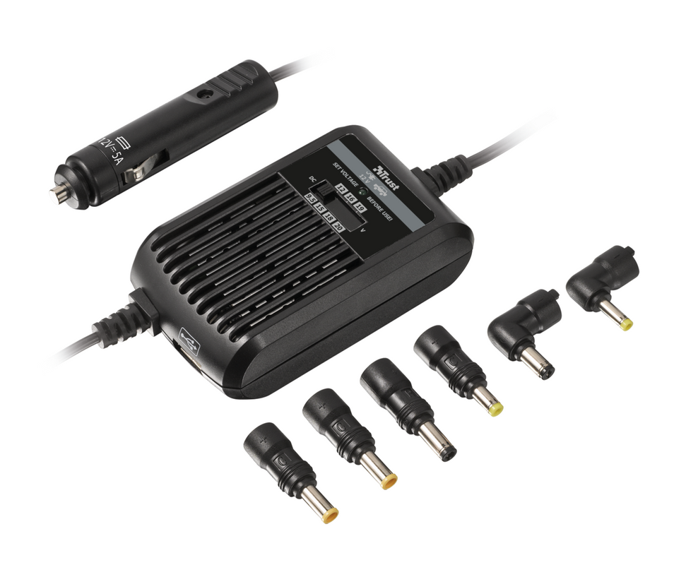 45W Car Power Adapter for Netbooks-Visual