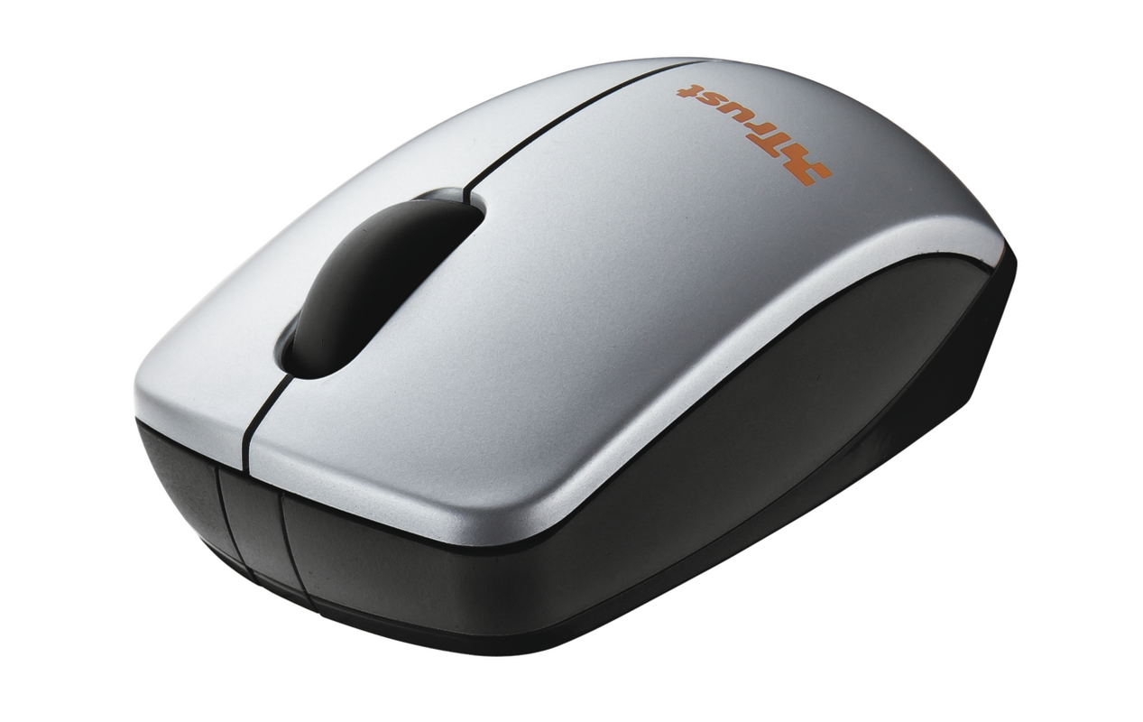 Sqore Wireless Mini Mouse - Light Metallic/Black-Visual