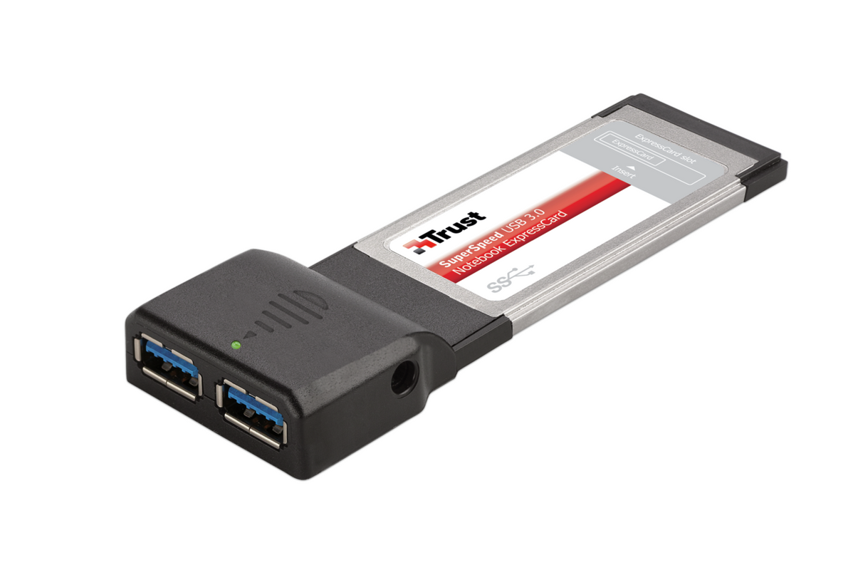 SuperSpeed 2 Port USB 3.0 Notebook ExpressCard-Visual