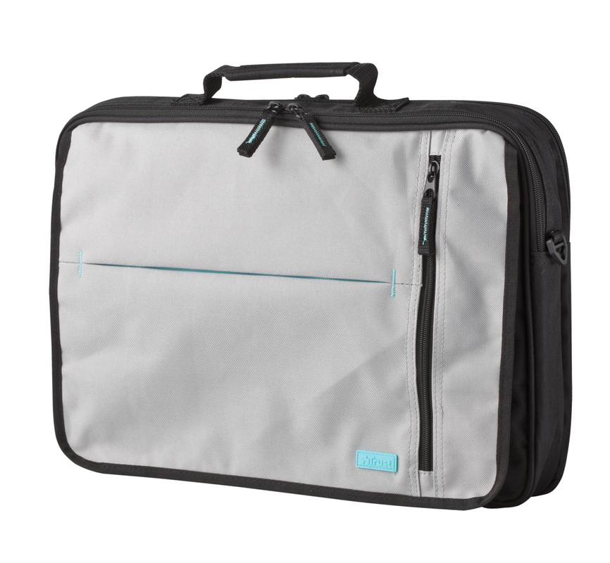 Agiloo 15-16" Notebook Carry Bag - Grey/Blue-Visual
