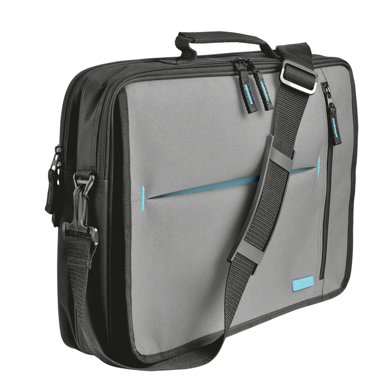 Agiloo 15-16" Notebook Carry Bag - Grey/Blue-Visual