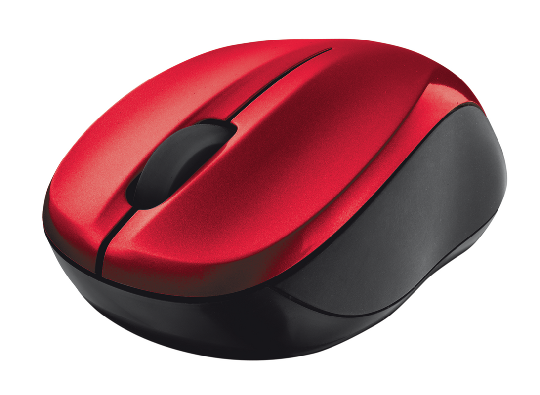 Vivy Wireless Mini Mouse - red-Visual