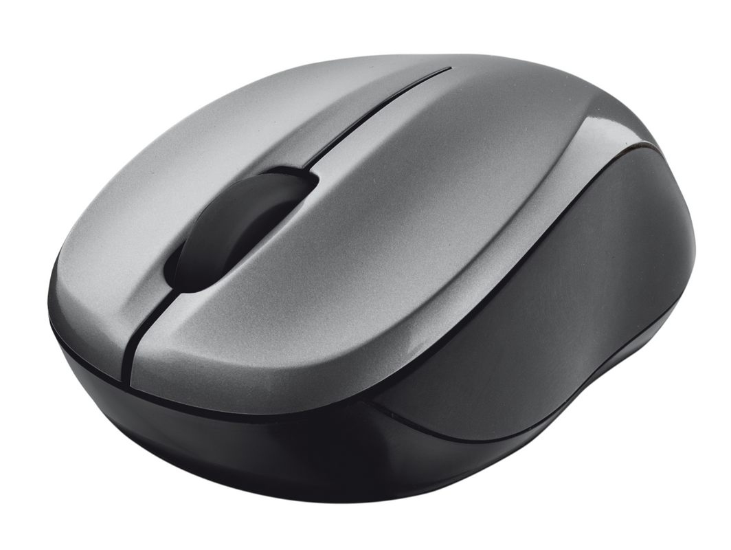 Vivy Wireless Mini Mouse - silver grey-Visual