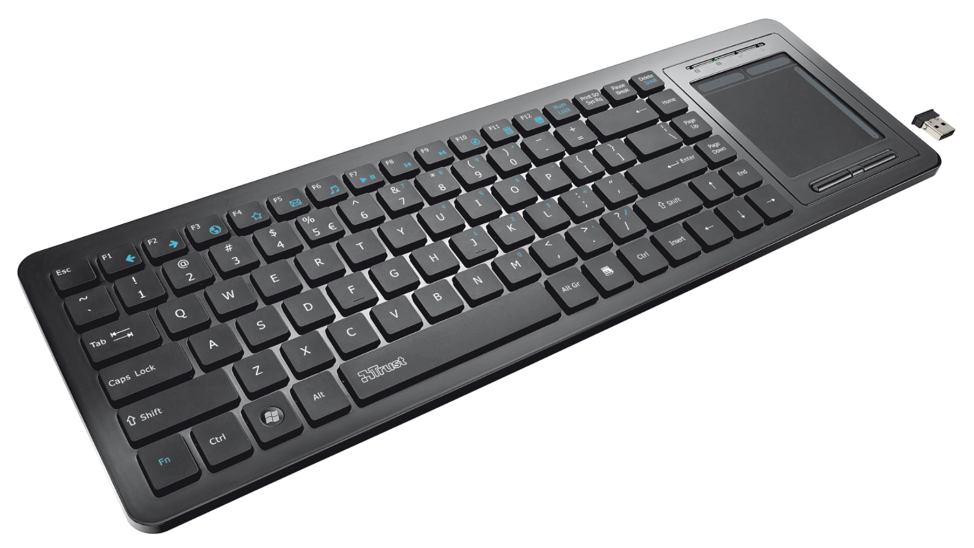 Tacto Wireless Entertainment Keyboard with touchpad-Visual