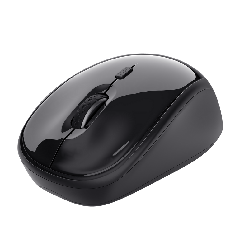 Yvi Wireless Mouse - black-Visual