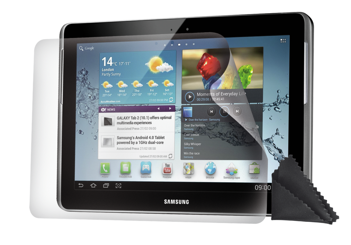Screen Protector 2-pack for Galaxy Tab 2 10.1-Visual