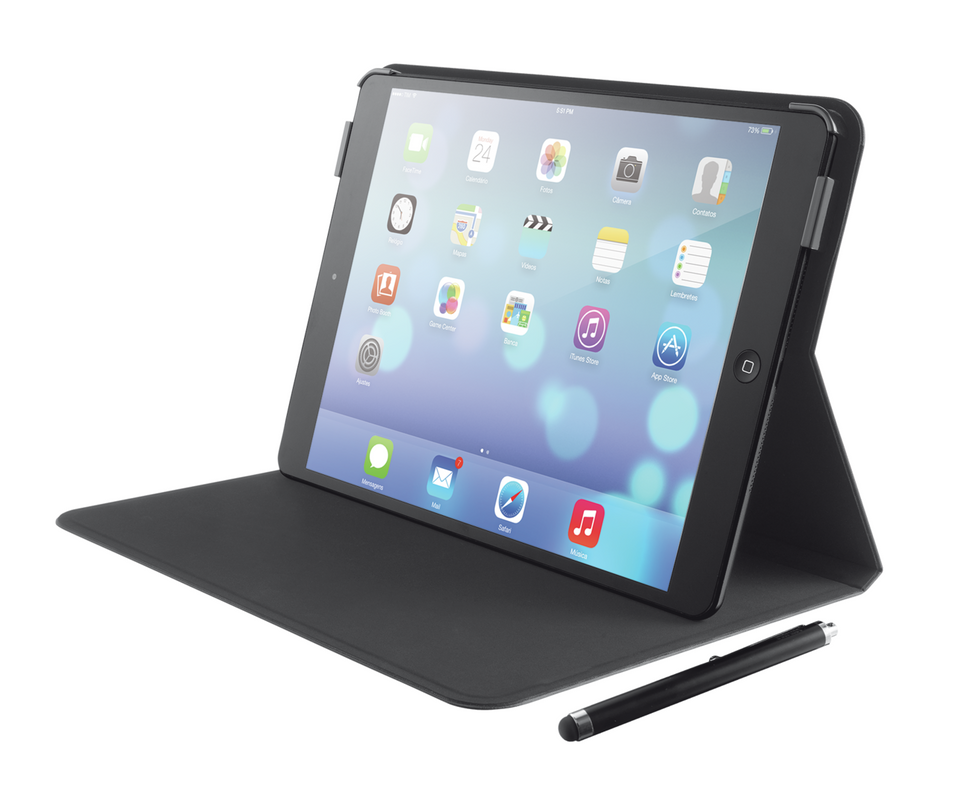 Aeroo Folio Stand with stylus for iPad Air-Visual