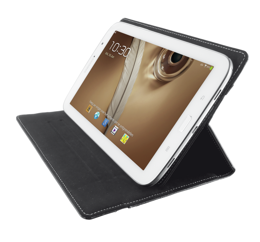 Stick&Go Folio Case with stand for 7-8" tablets - black-Visual