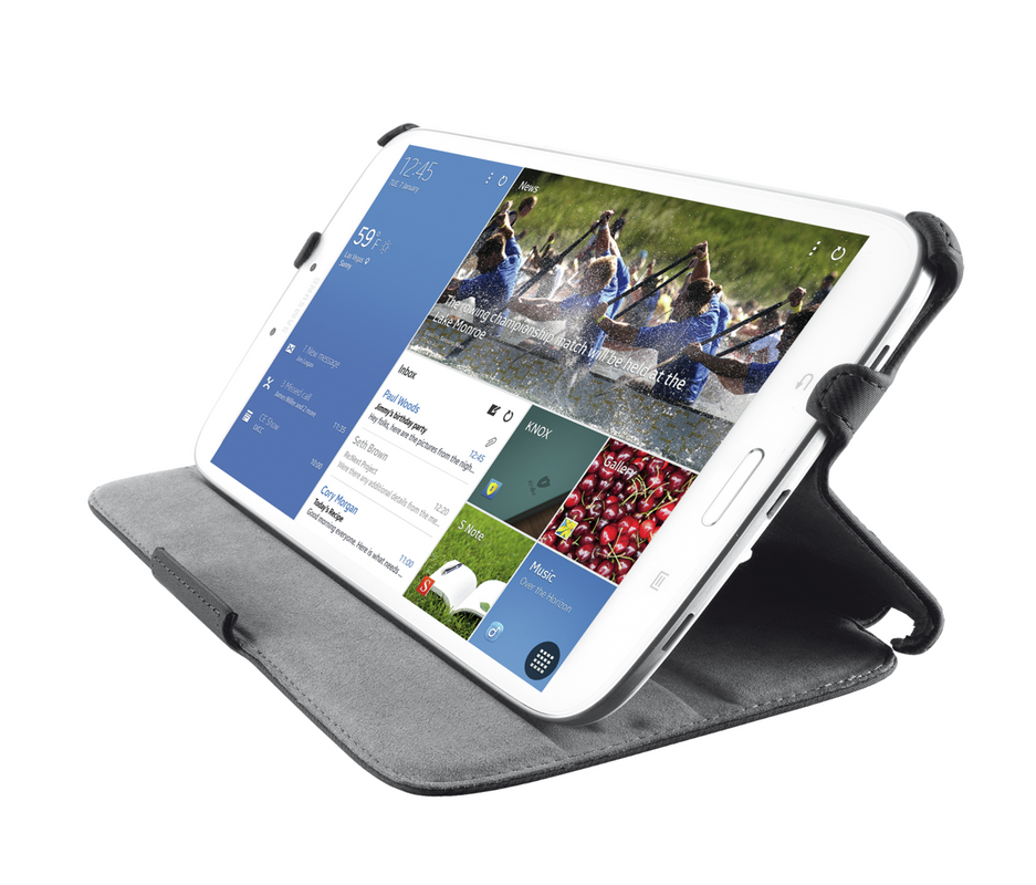 Stile Folio Stand for Galaxy Tab4 7.0 - black-Visual