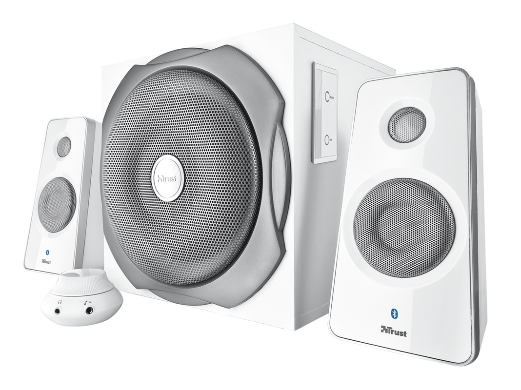 Tytan 2.1 Speaker Set with Bluetooth - white-Visual
