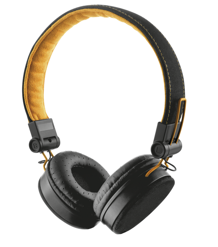Fyber Headphones - black/orange-Visual