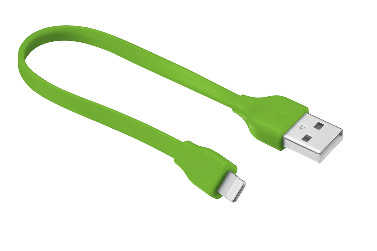 Flat Lightning Cable 20cm - lime green-Visual
