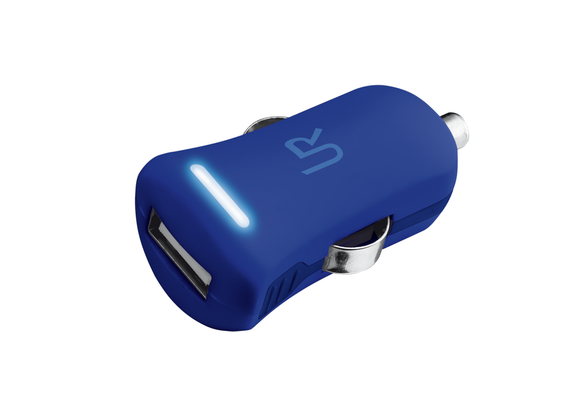 5W Car Charger - blue-Visual