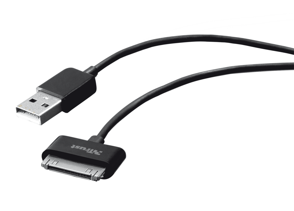 30-pin Charge & Sync Cable 1m - black-Visual