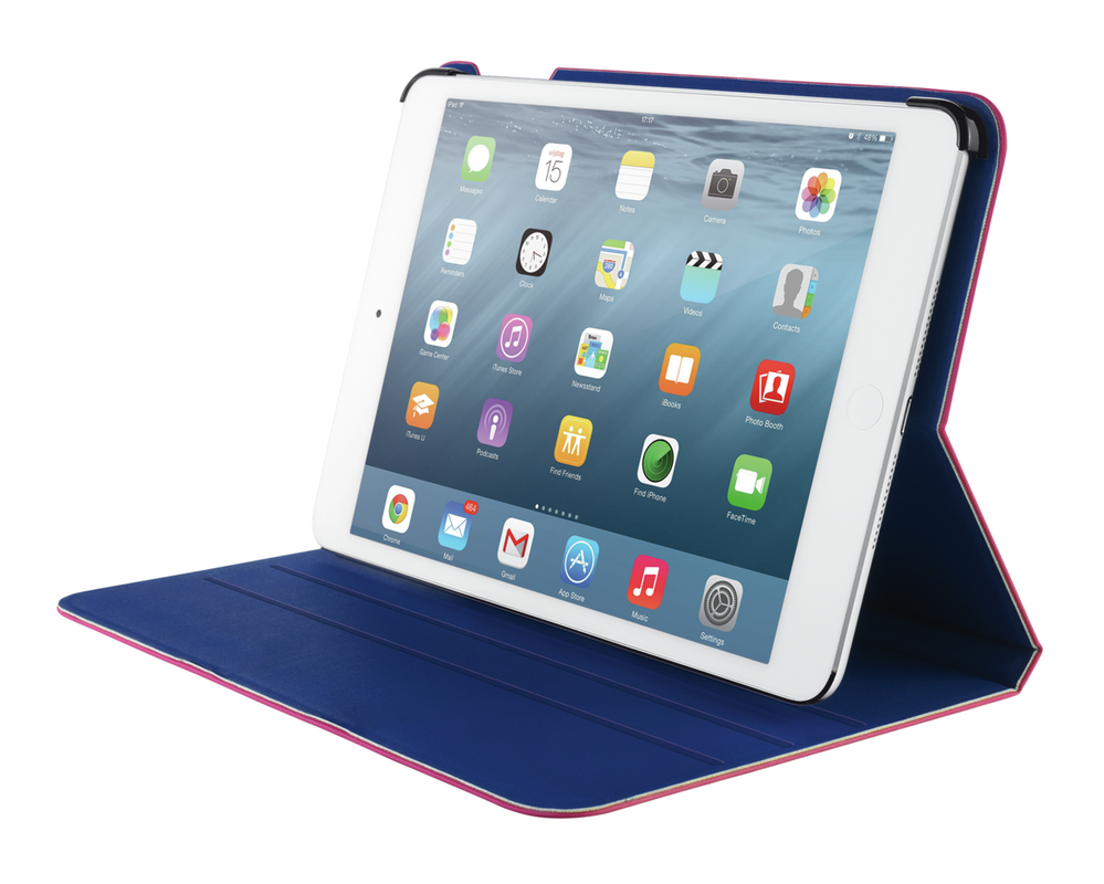 Aeroo Ultrathin Folio Stand for iPad Air 2 - pink-Visual