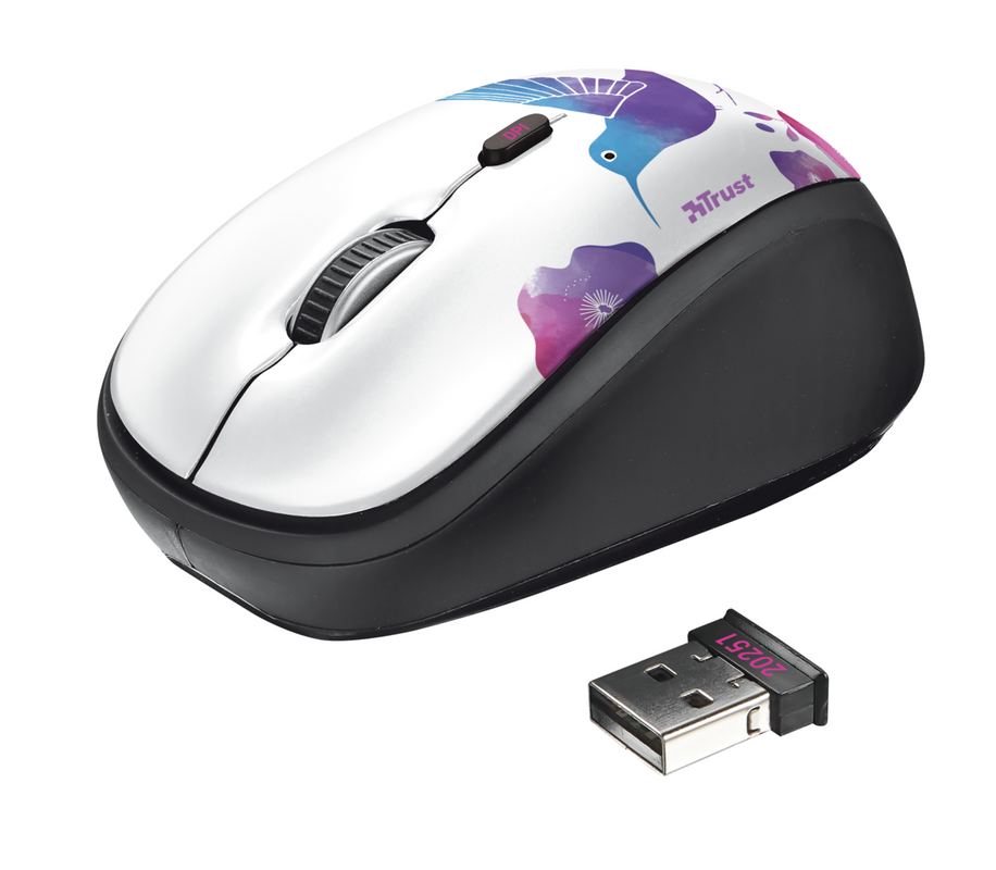 Yvi Wireless Mouse - bird (FF Packaging)-Visual
