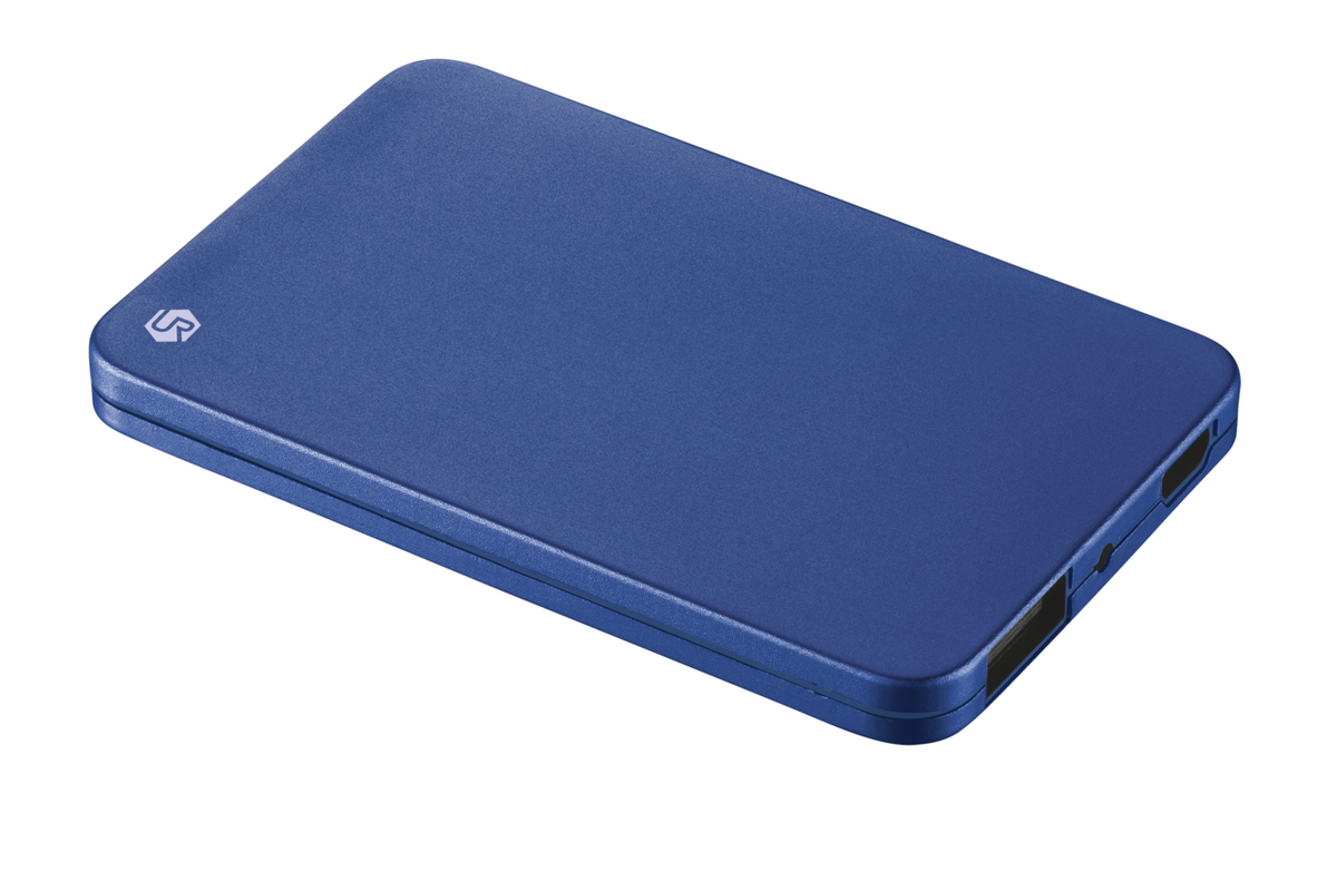 PowerBank 1800T Ultra-thin Portable Charger - blue-Visual