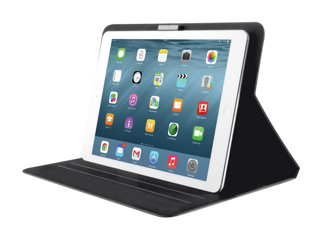 Aeroo Ultrathin Folio Stand for iPad 2/3/4/Air/Air 2 - black-Visual