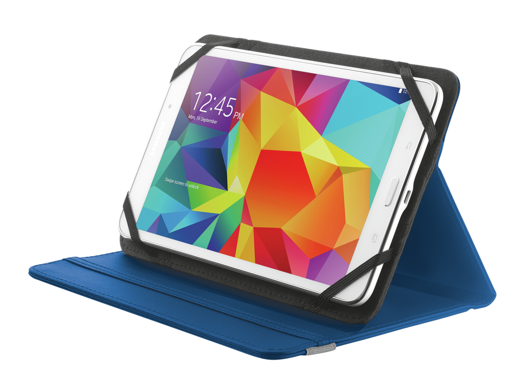 Primo Folio Case with Stand for 7-8" tablets - blue-Visual