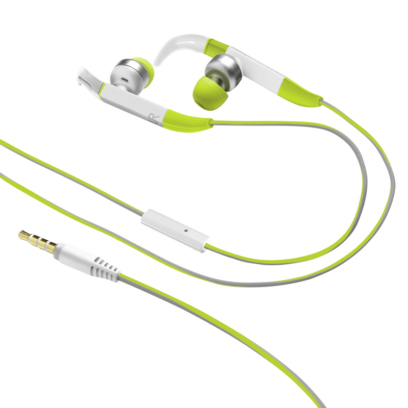 Fit In-ear Sports Headphones - green-Visual