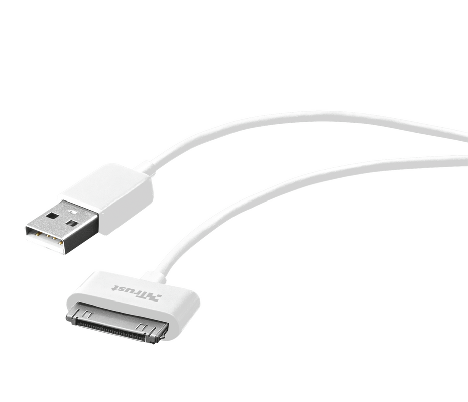 30-pin Charge & Sync Cable 1m - white-Visual