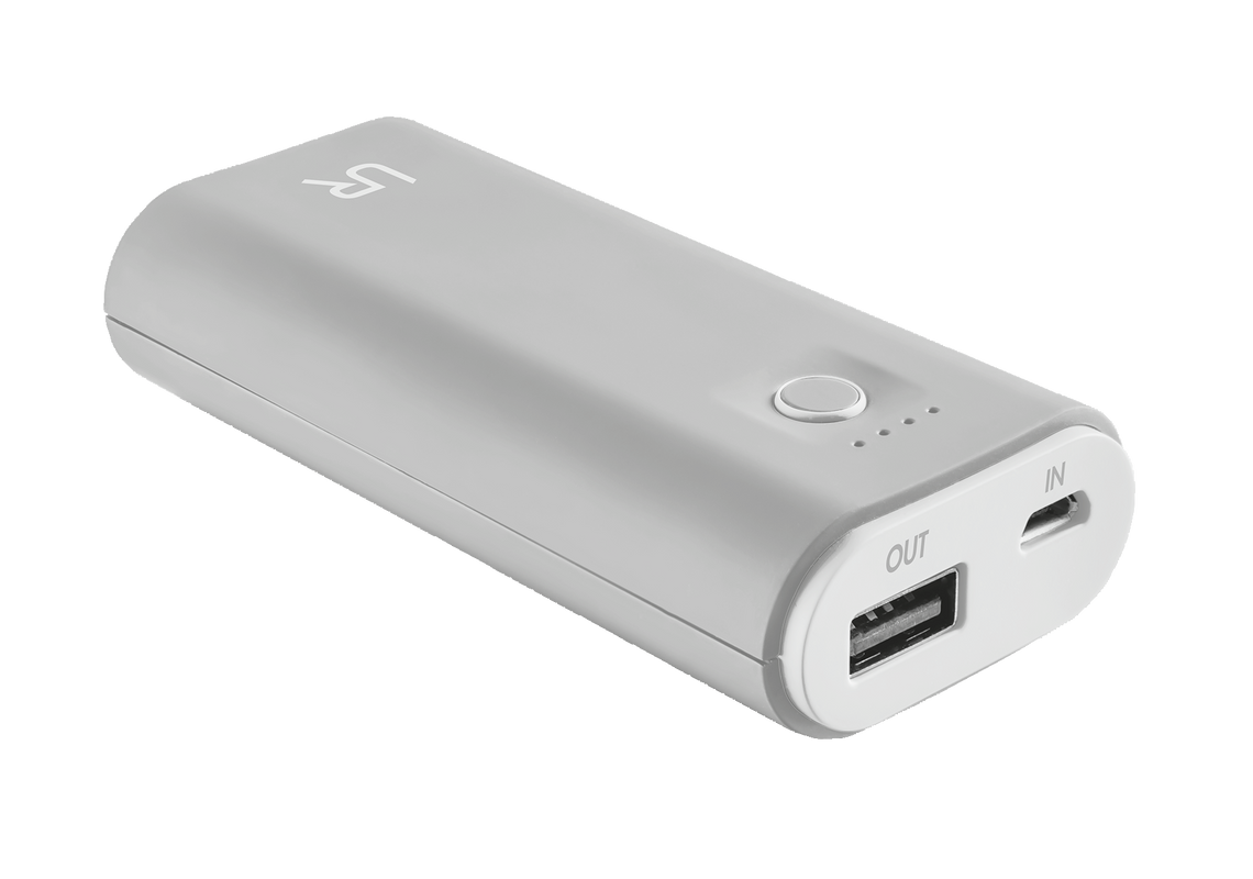 Cinco PowerBank 5200 Portable Charger - grey/white-Visual