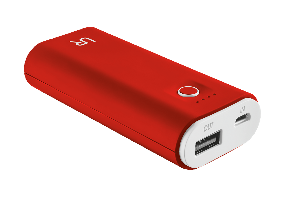 Cinco PowerBank 5200 Portable Charger - red/white-Visual