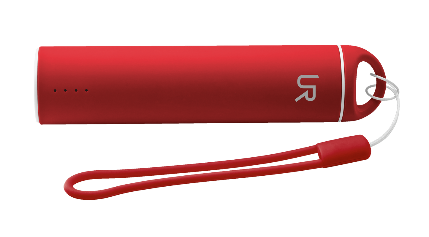 Stilo PowerStick Portable Charger 2600 - red-Visual